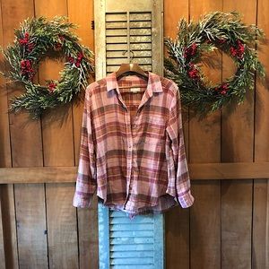 American Eagle Pink Flannel